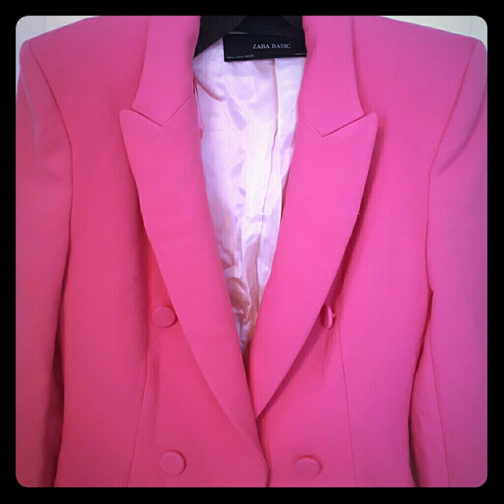 Zara pink Blazer